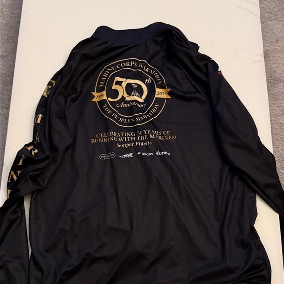 Black Marines Quarter-Zip Pullover - Picture 2 of 4